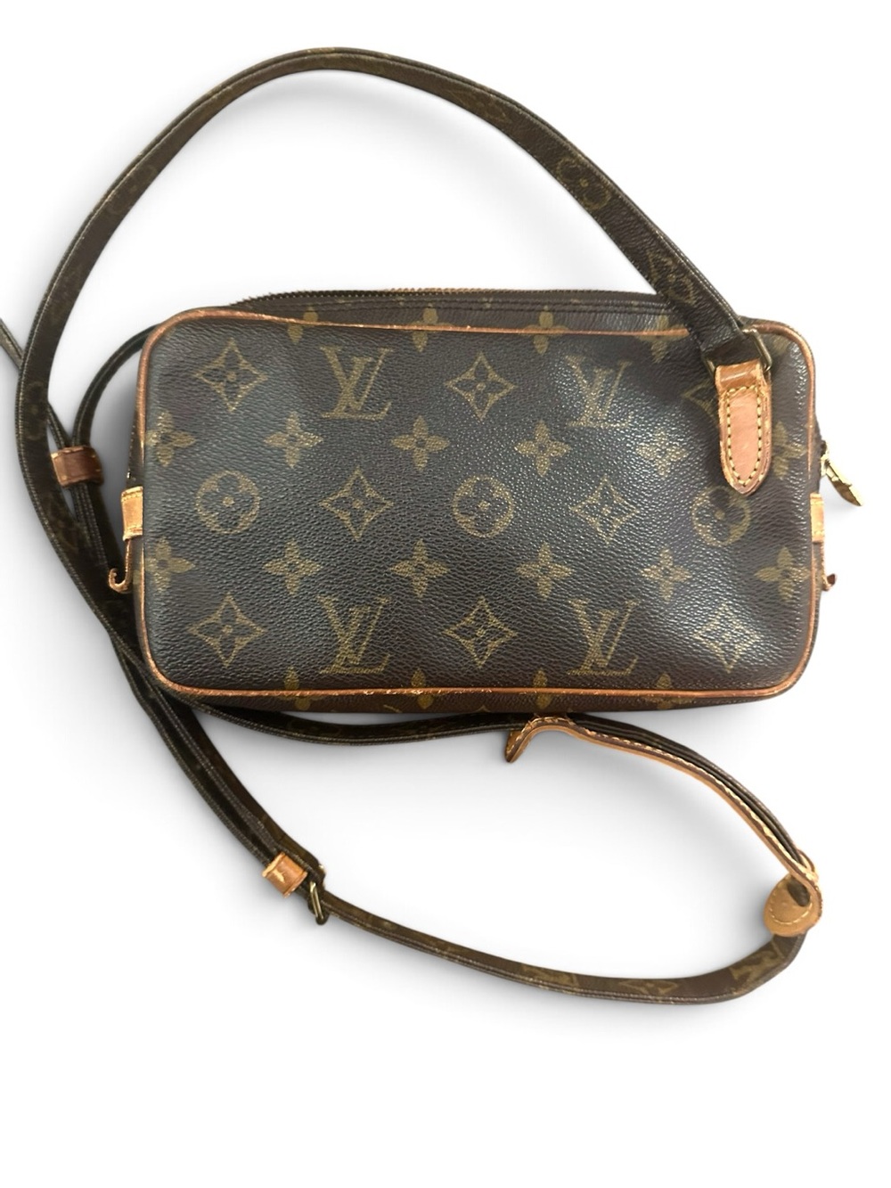 Louis Vuitton Vintage Marly Bandouliere M51828 Monogram Crossbody Bag - Picture 2 of 13